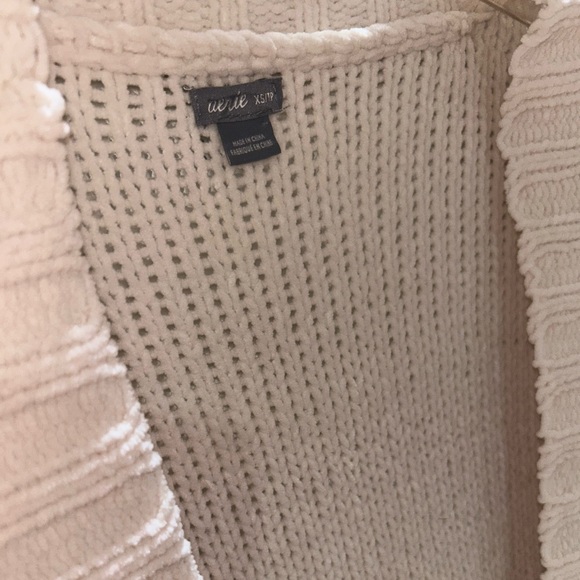 Aerie Cream Knit Oversize Cardigan Tie Front - Picture 4 of 5